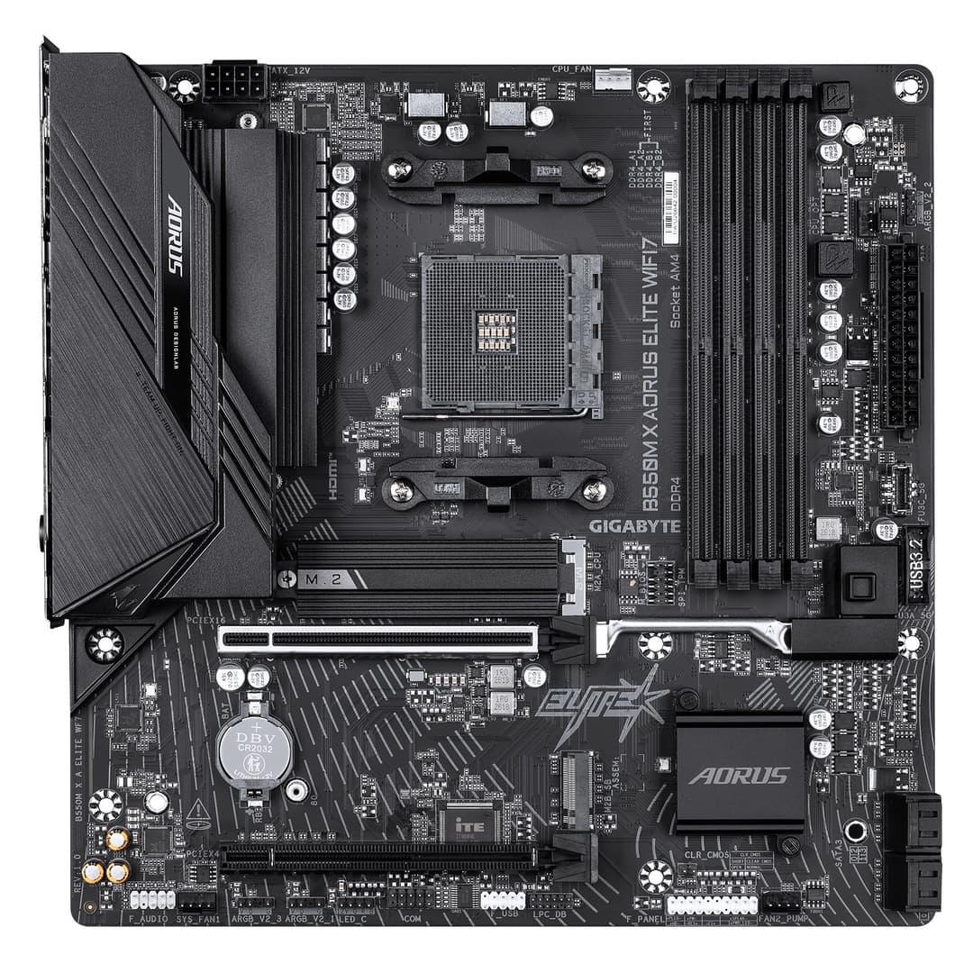GIGABYTE B550M X AORUS ELITE WIFI7 Motherboard - Image 2