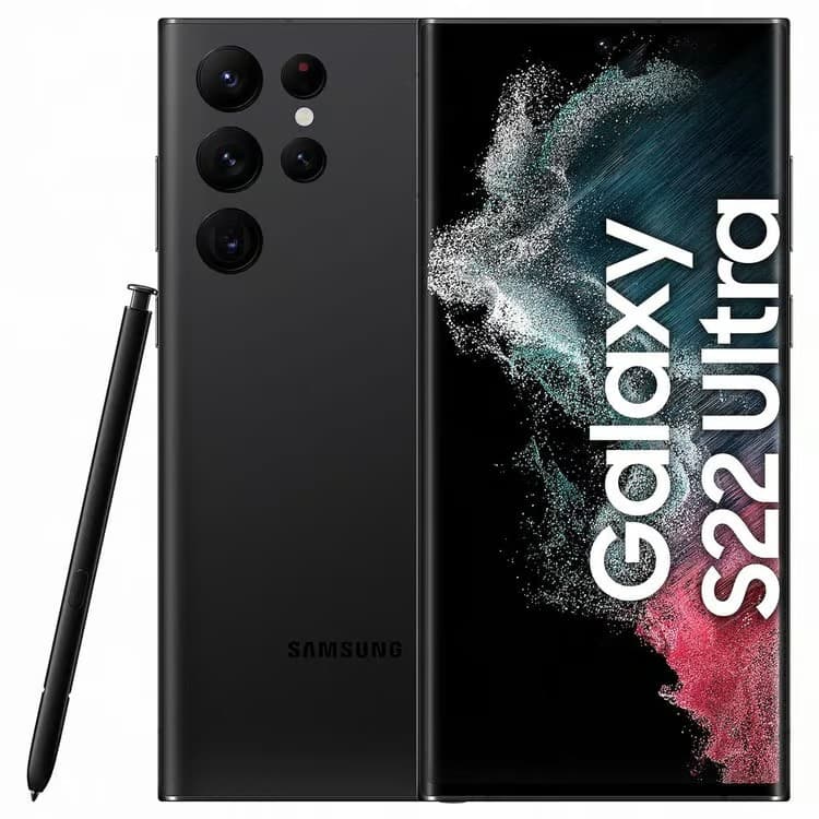 Samsung Galaxy S22 Ultra 5G 128GB 8GB RAM Smartphone - Phantom Black - Image 1