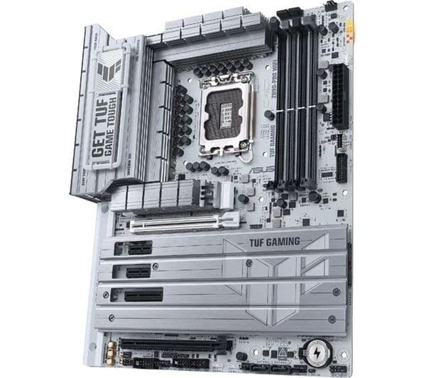 ASUS TUF Gaming Z890-PRO WIFI Intel Z890 LGA1851 DDR5 PCIe 5.0 ATX Motherboard - White