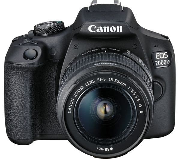 Canon EOS 2000D DSLR Camera - EF-S 18-55mm f/3.5-5.6 IS II Lens Kit - Image 5