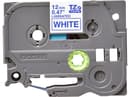 Brother TZE-233 label-making tape Blue on white thumbnail 2