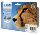 EPSON Cheetah T0715 Cyan, Magenta, Yellow & Black Ink Cartridges - Multipack thumbnail 1