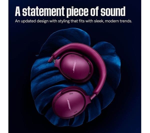 Bose QuietComfort Ultra Headphones 2nd Gen Wireless Over-Ear Headphones - Plum - Image 3