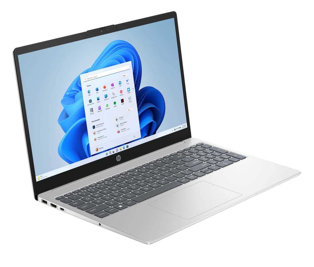 HP 15-fd1007nax Intel Core 3 100U Laptop 39.6 cm (15.6") HD 8 GB DDR4-SDRAM 256 GB SSD Wi-Fi 6 (802.11ax) Windows 11 Home Black - Image 2