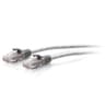 C2G 20ft Cat6a Snagless Unshielded UTP Slim Ethernet Patch Cable Gray C2G30123