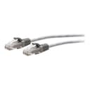 C2G 20ft Cat6a Snagless Unshielded UTP Slim Ethernet Patch Cable Gray C2G30123 thumbnail 2