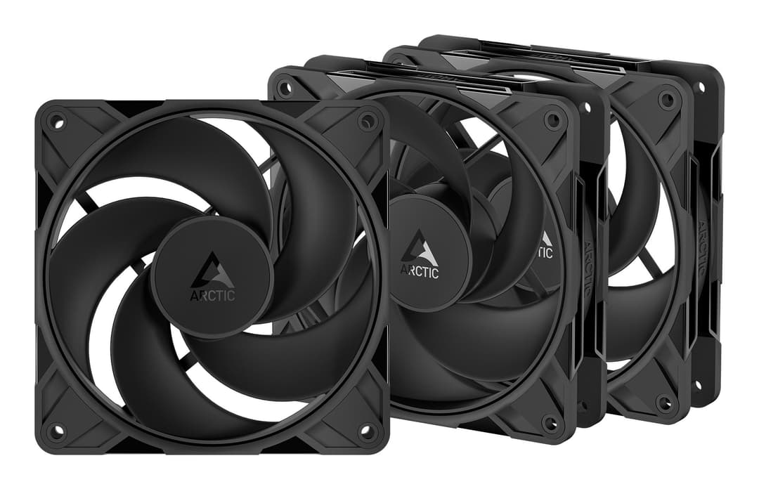 ARCTIC Freezer P14 Pro Reverse - 3 Pack - 140 mm A-RGB PWM Fan with Cable Splitter - Image 1