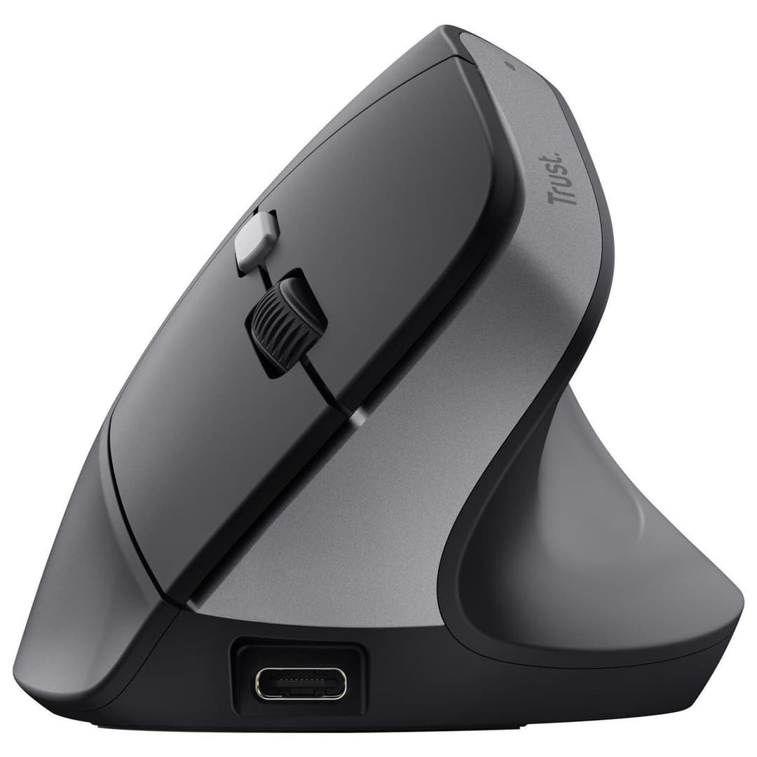 Trust Bayo II Ergonomic Wireless Mouse - Black - Image 2