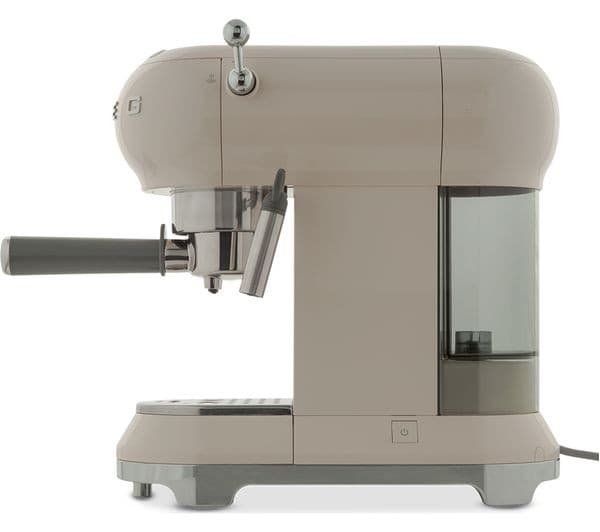 SMEG ECF01CRUK Coffee Machine - Cream - Image 3