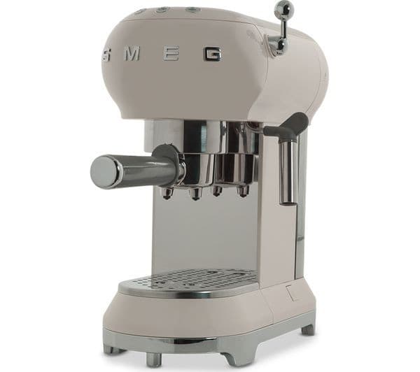 SMEG ECF01CRUK Coffee Machine - Cream - Image 6