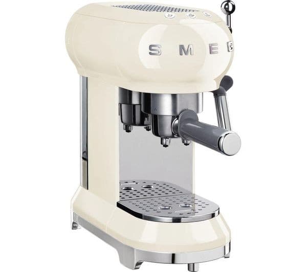 SMEG ECF01CRUK Coffee Machine - Cream - Image 10