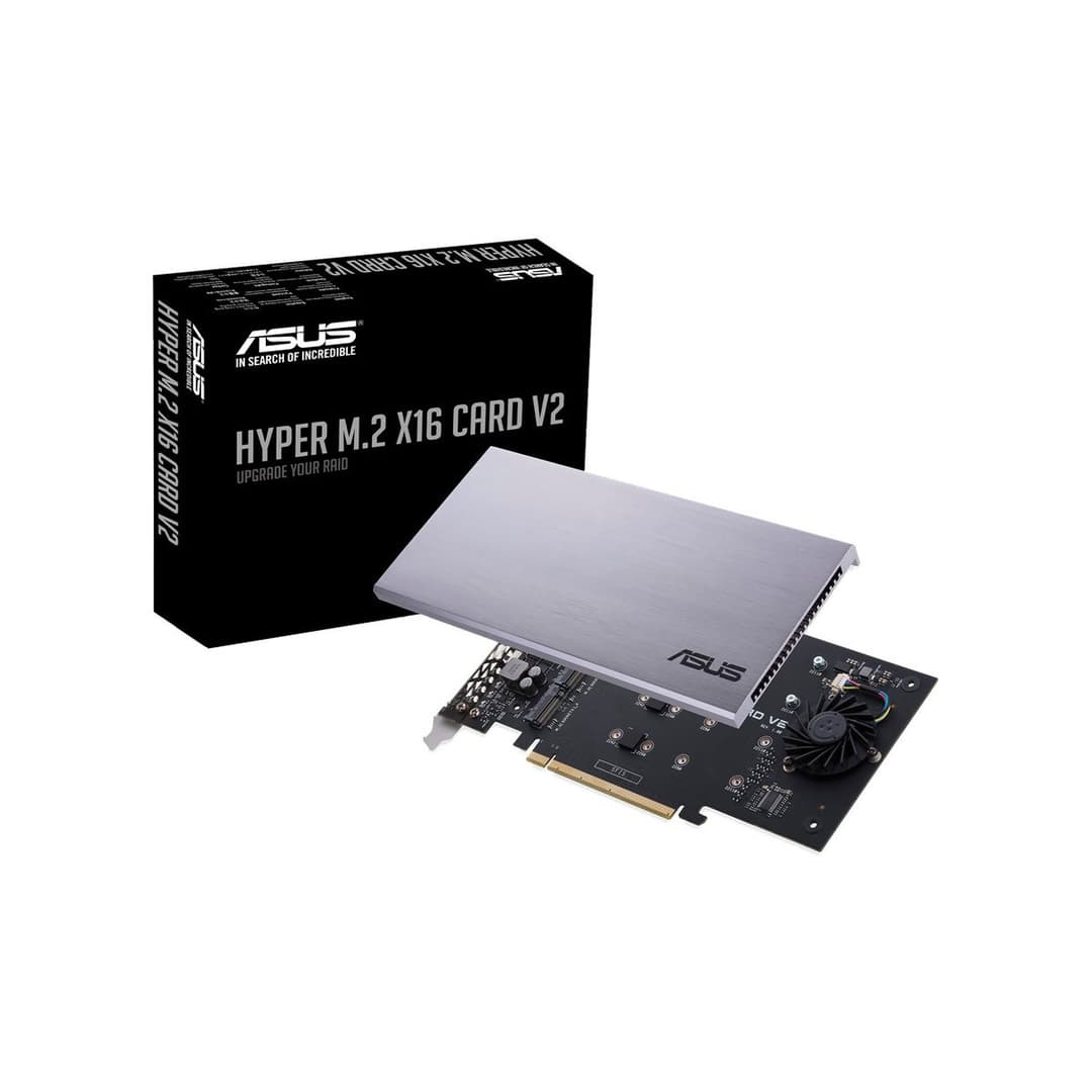 ASUS HYPER M.2 X16 CARD V2 PCIe SSD Slots Expansion Card - Image 6