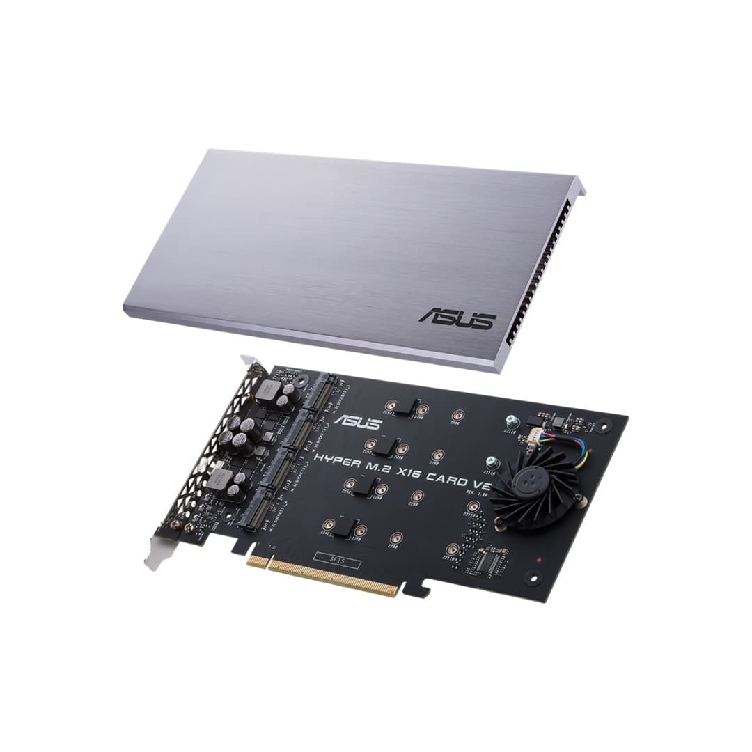 ASUS HYPER M.2 X16 CARD V2 PCIe SSD Slots Expansion Card - Image 7