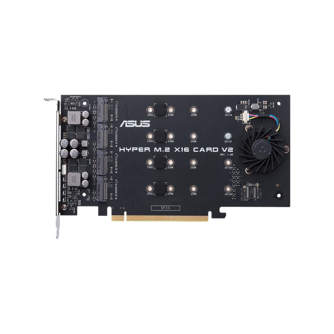 ASUS HYPER M.2 X16 CARD V2 PCIe SSD Slots Expansion Card - Image 8