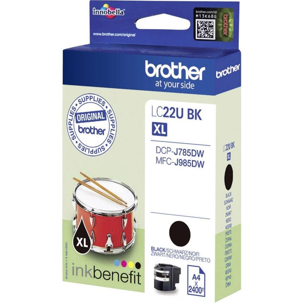 Brother LC-22UBK Inkjet Cartridge - Black - Image 1