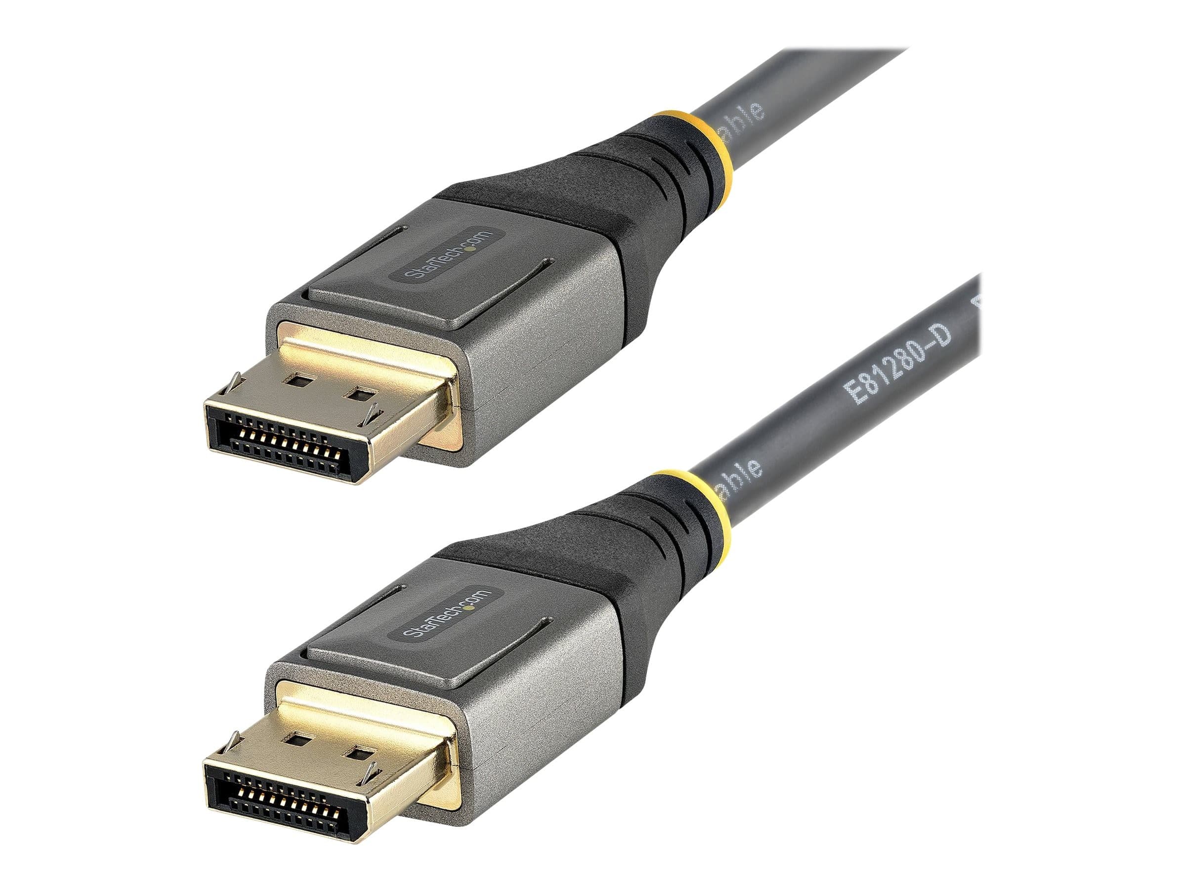 StarTech DisplayPort 1.4 Cable 2m Black Grey
