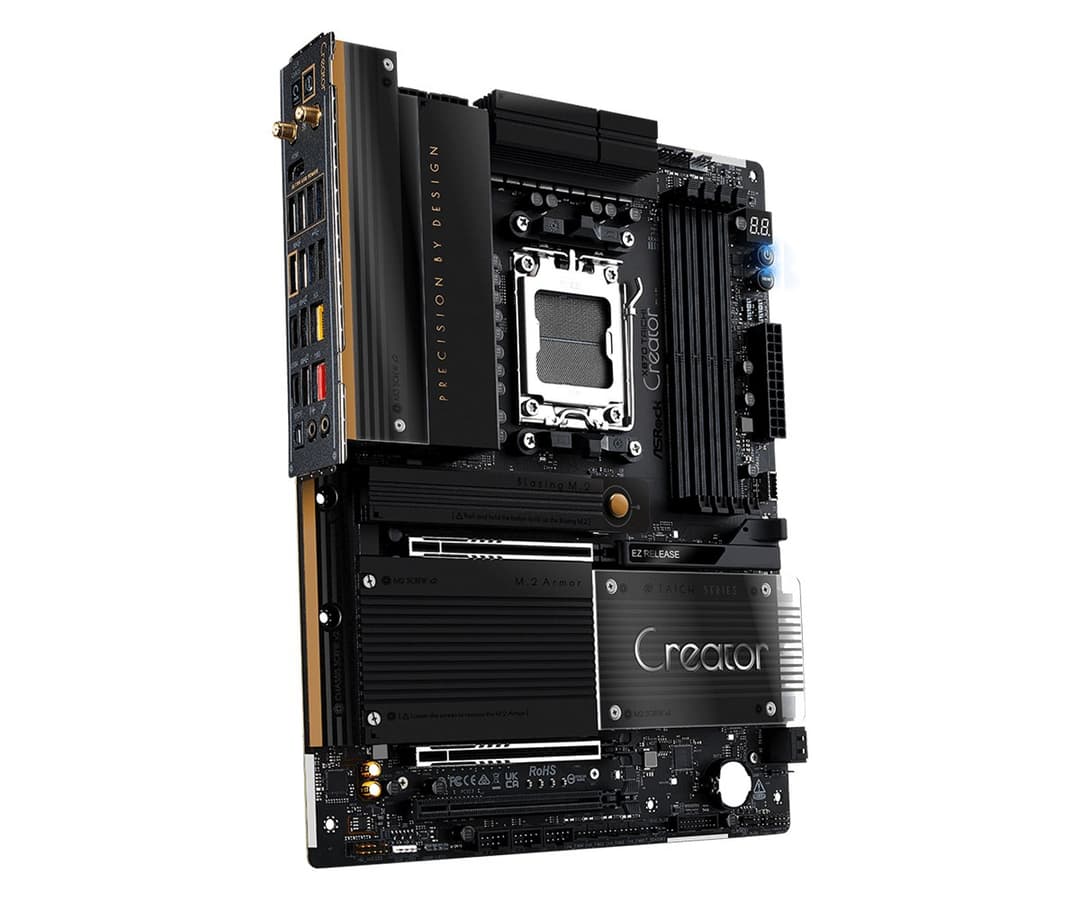 Asrock X870 Taichi Creator AMD X870 DDR5 Socket AM5 ATX Motherboard - Image 4