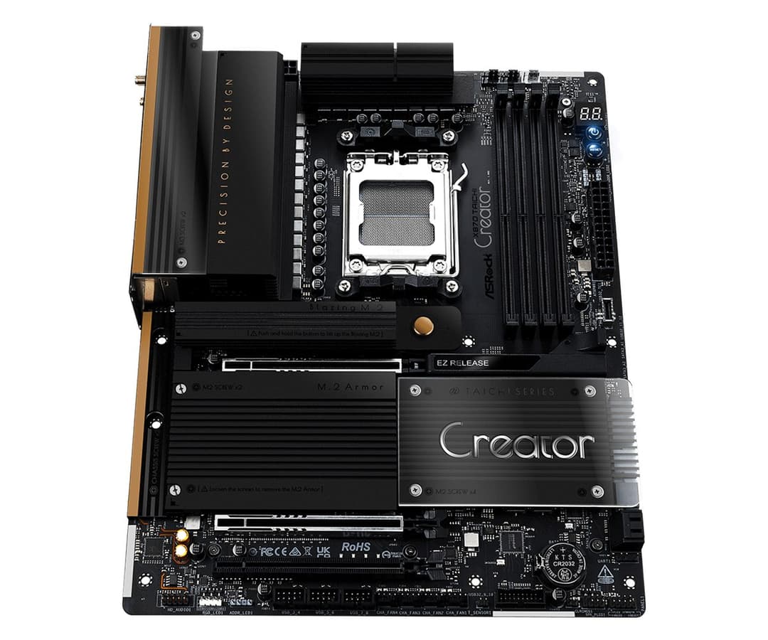 Asrock X870 Taichi Creator AMD X870 DDR5 Socket AM5 ATX Motherboard - Image 7