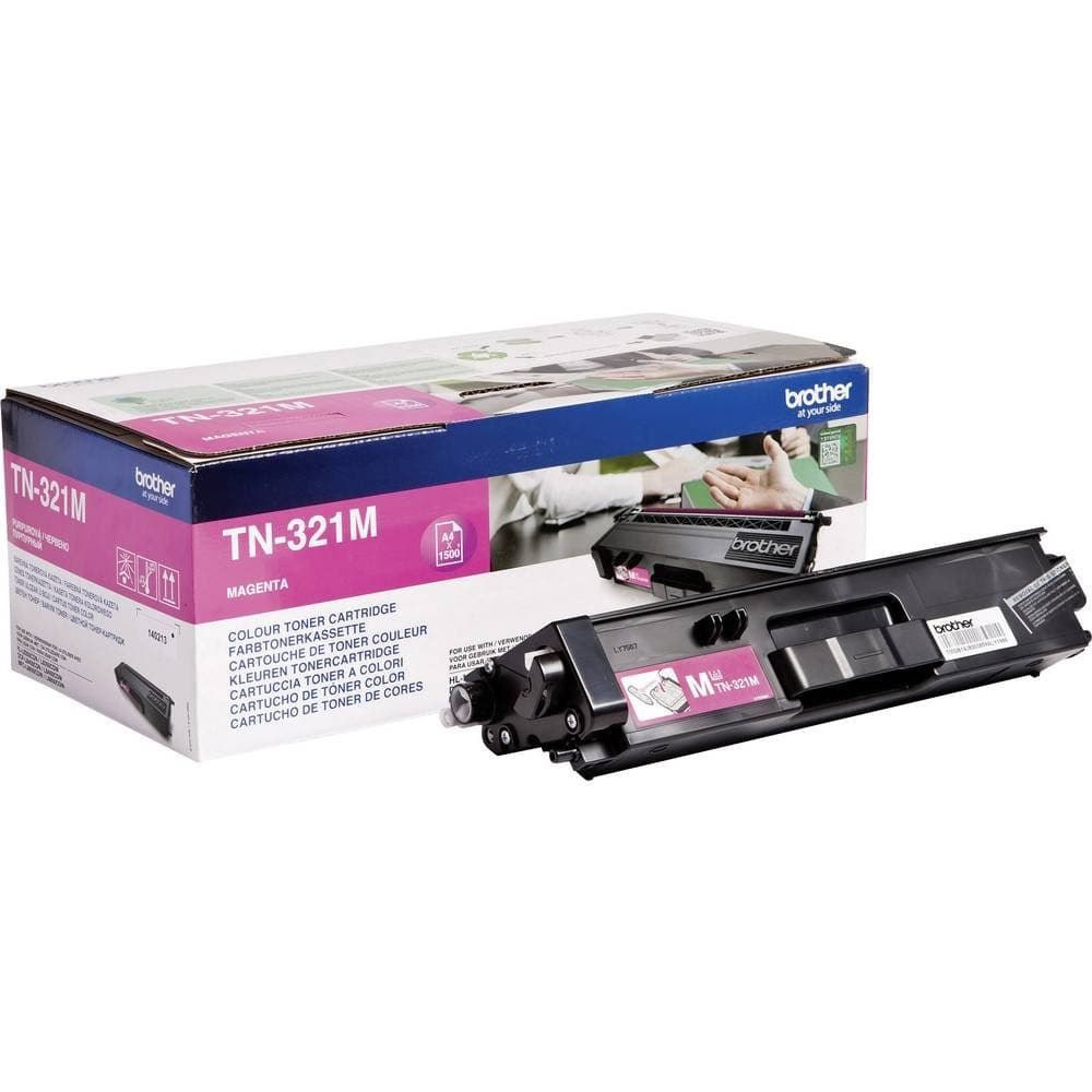 Brother TN-321M Original Toner Cartridge - Magenta (1,500 Pages)