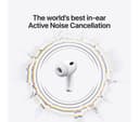 Apple AirPods Pro 3rd Gen USB-C Wireless Earbuds - White thumbnail 5