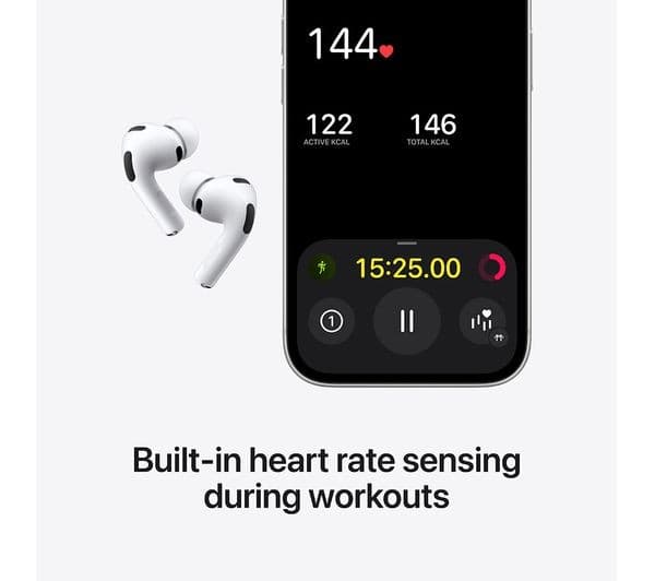 Apple AirPods Pro 3rd Gen USB-C Wireless Earbuds - White - Image 6