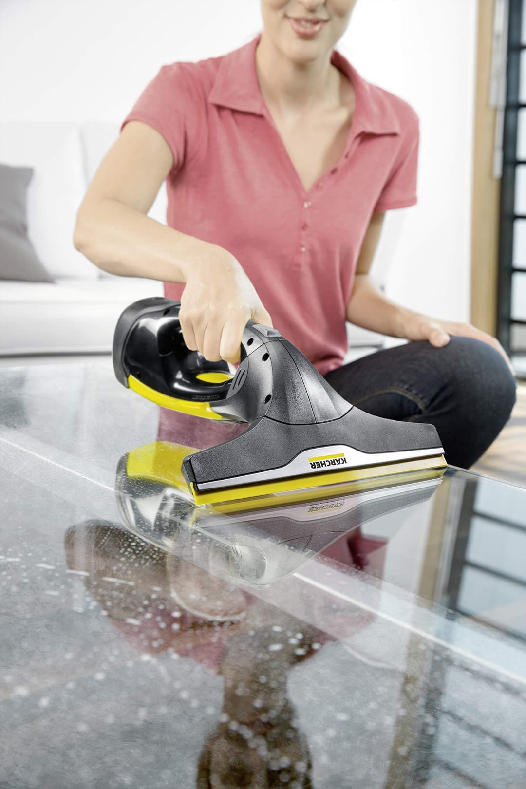 Kärcher WV2 Premium Window Vacuum Cleaner - Yellow - Image 6