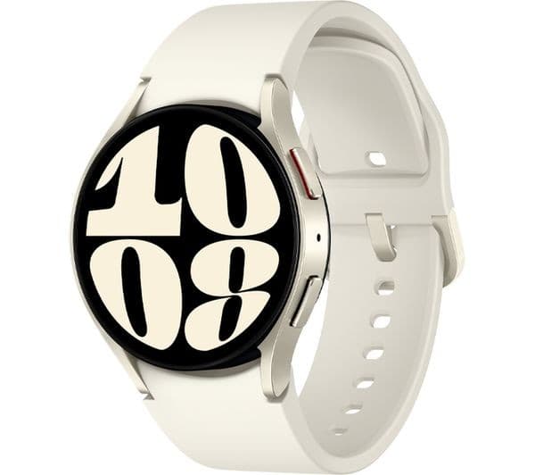SAMSUNG Galaxy Watch6 BT with Bixby - Cream, 40 mm - Image 1