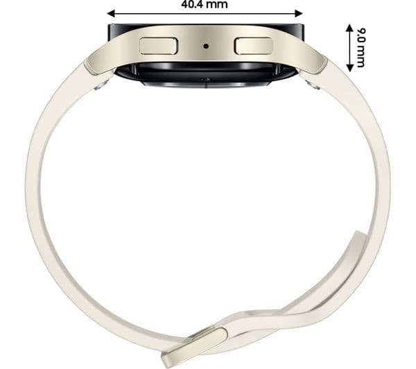 SAMSUNG Galaxy Watch6 BT with Bixby - Cream, 40 mm - Image 3