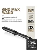 ghd Chronos Curve Max Wand 38mm Hair Curler Curl-Responsive Technology 185°C 2.7m Cable - Black thumbnail 3