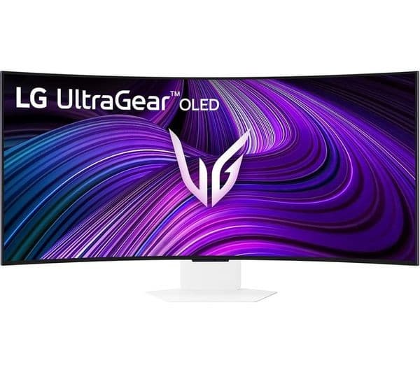 LG UltraGear GX9s 39GX90SA-W.AEK Quad HD 39" Curved OLED Smart Gaming Monitor - White - Image 1