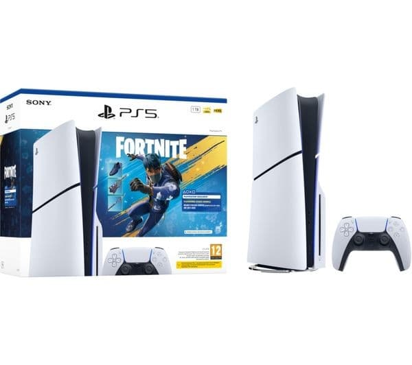 Sony PlayStation 5 Slim 1TB Disc Edition Fortnite Flowering Chaos Bundle Console - Image 1