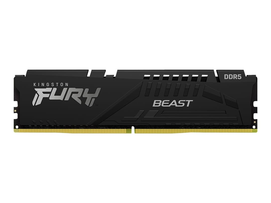 Kingston FURY Beast DDR5 5600MT/s CL40 Desktop Memory - Black 32GB (1 x 32GB) - Image 1