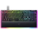 Razer BlackWidow V4 Pro Mechanical Gaming Keyboard Green Switch UK Layout Black thumbnail 1