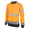 Beeswift High Visibility Two Tone Sweatshirt Orange Black L