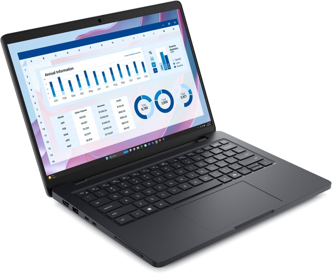 DELL Pro Max 14 MC14255 Copilot+ PC AMD Ryzen AI 7 PRO 350 Mobile workstation 35.6 cm (14") Full HD+ 16 GB LPDDR5x-SDRAM 512 GB SSD Wi-Fi 7 (802.11be) Windows 11 Pro Black UK English - Image 2