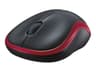 Logitech M185 Mouse Red