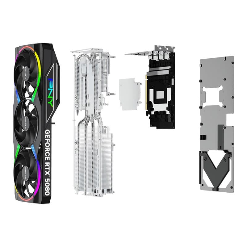 PNY GeForce RTX 5080 EPIC-X RGB OC NVIDIA 16 GB GDDR7 - Image 4