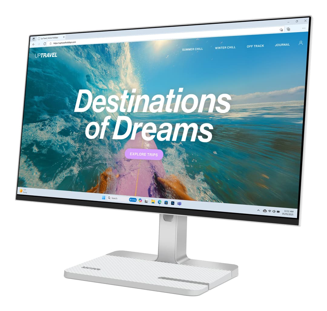 Lenovo L24D-4C 23.8" Full HD IPS 144Hz USB-C Docking Monitor - Grey - Image 2