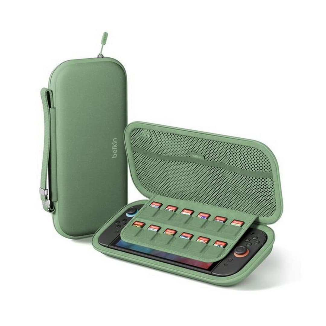 Belkin Gaming Travel Case For Nintendo Switch 2 - Green - Image 1