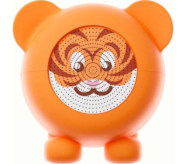 JUICE Animals Tiger Portable Bluetooth Speaker Orange - Image 1