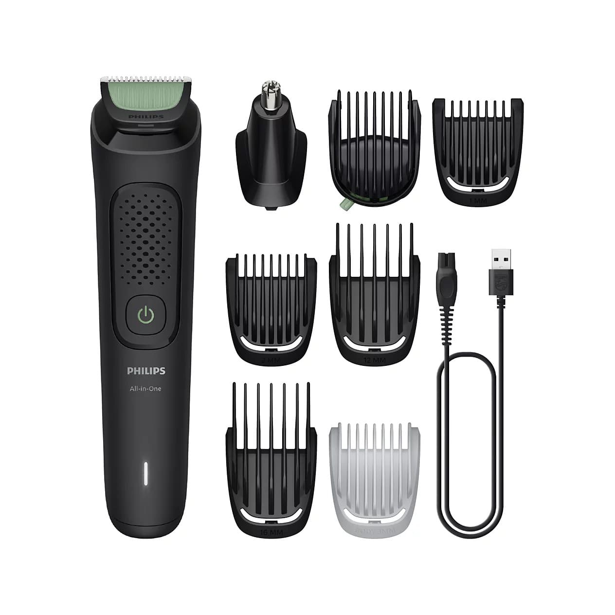 Philips All-in-One Trimmer 3000 Series 8-in-1 MG3940/15 Self-Sharpening Blades - Black