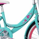 Huffy Girly Girl 20 inch Wheel Size Kids Bike - Aqua Blue thumbnail 3