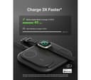 Belkin BoostCharge 3-in-1 Magnetic Foldable Wireless Charger with Qi2 15W Black thumbnail 3