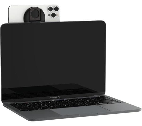 Belkin iPhone Mount with MagSafe for Mac Notebooks (MMA006btBK) - Black - Image 4