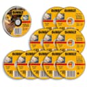 DEWALT DT42340TZ Stainless Steel Flat Cutting Disc - 125 mm x 1.2 mm Pack Of 10 thumbnail 2