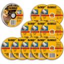 DEWALT DT42340TZ Stainless Steel Flat Cutting Disc - 125 mm x 1.2 mm Pack Of 10 thumbnail 3