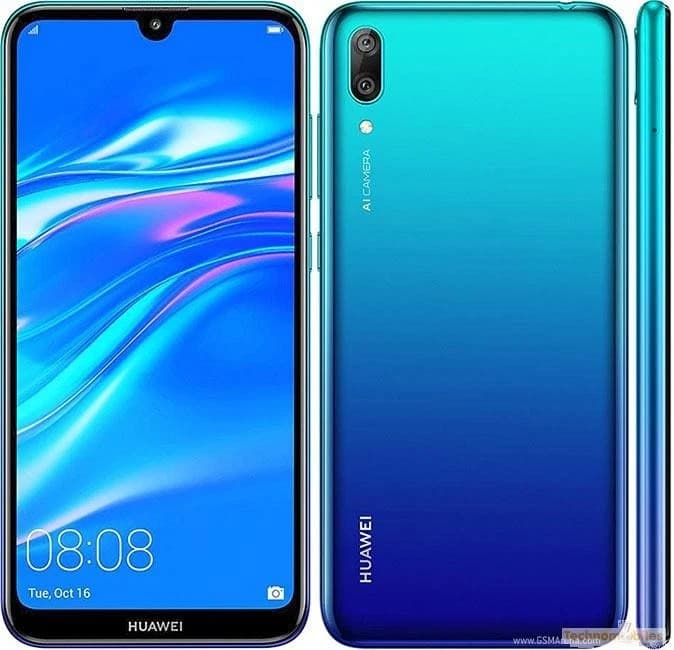 Huawei Y7 Pro (2019) 32GB Dual Sim Aurora Blue - Image 1