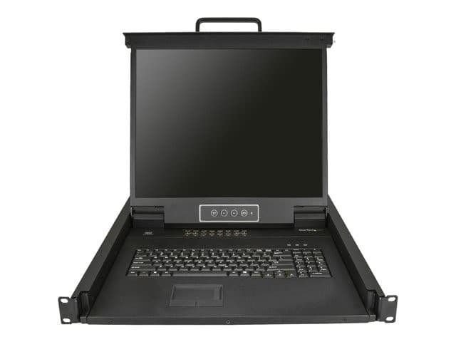 StarTech 16 Port Rackmount KVM Console 19" Black