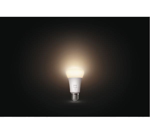 PHILIPS HUE White Smart LED Bulb with Bluetooth - E27, 1100 Lumen - Image 4