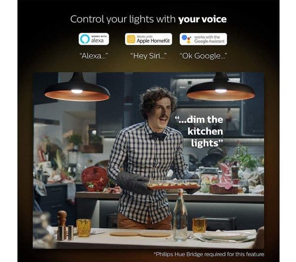 PHILIPS HUE White Smart LED Bulb with Bluetooth - E27, 1100 Lumen - Image 5